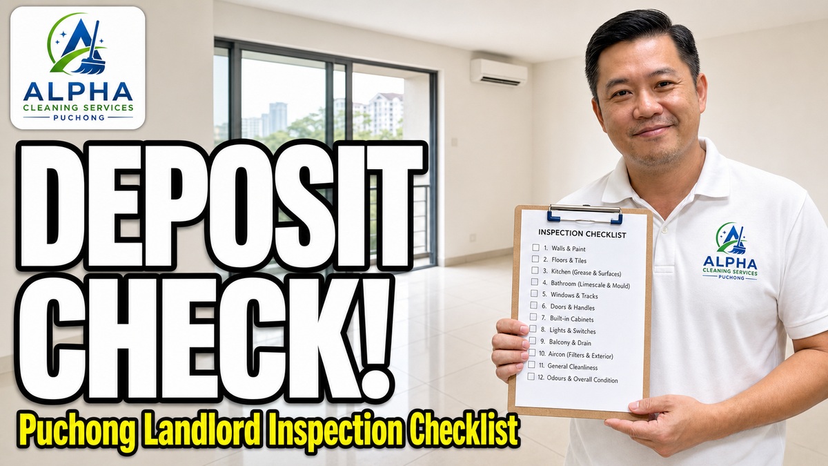 Puchong landlord end-of-tenancy inspection checklist — Alpha Cleaning featured image
