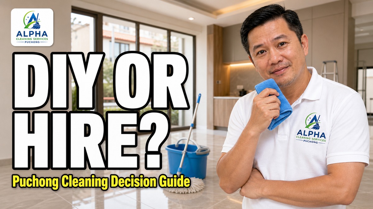 DIY vs Professional Cleaning in Puchong: When Is It Worth Hiring Out?