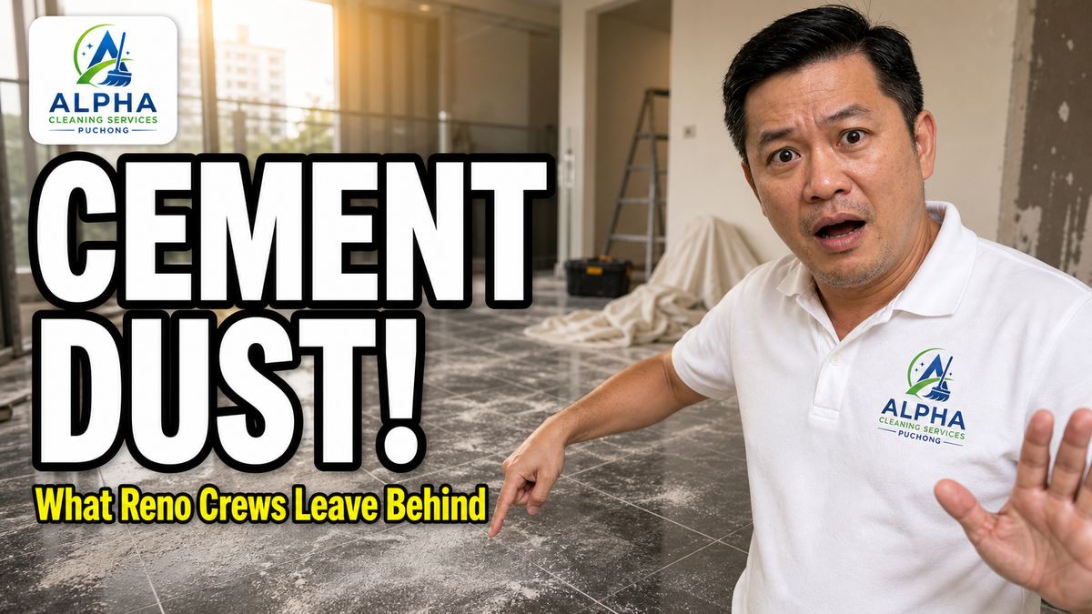 Post-renovation cement haze cleanup guide