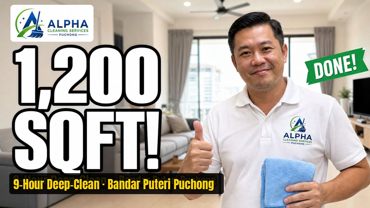 Bandar Puteri Puchong condo deep-clean