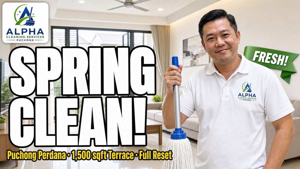 Puchong Perdana spring deep clean