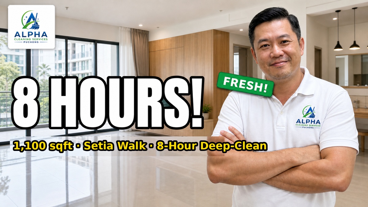 Setia Walk 3-bed condo deep-clean